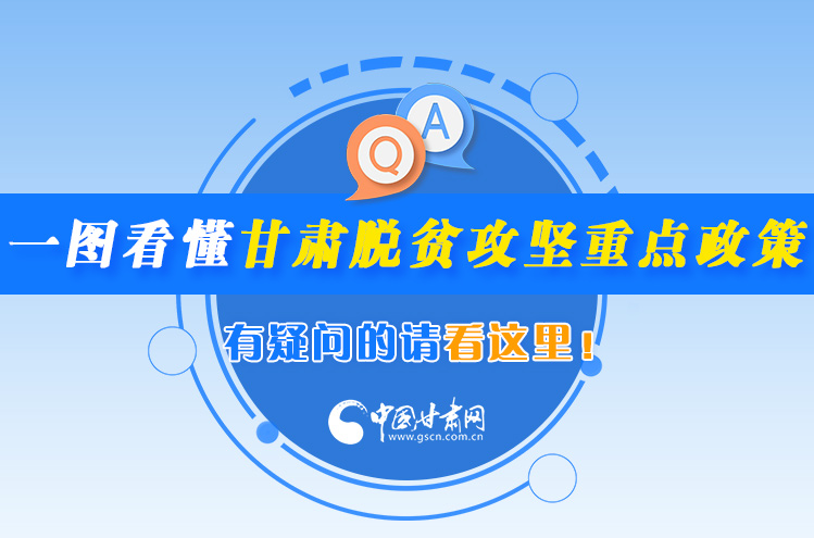 一圖看懂甘肅脫貧攻堅(jiān)重點(diǎn)政策，有疑問(wèn)的請(qǐng)看這里！