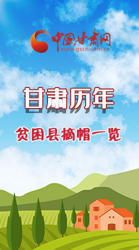 長(zhǎng)圖|75→0，一圖回顧甘肅貧困縣摘帽時(shí)間