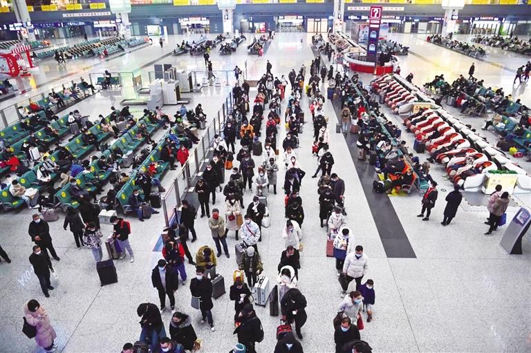 春運(yùn)以來 蘭州車站全站累計(jì)發(fā)送旅客218.6萬人次