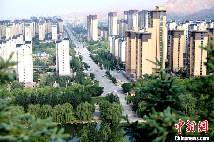 圖為樂都朝陽山片區(qū)。　薛蒂 攝