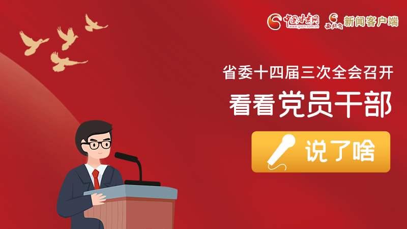 圖解|事關(guān)甘肅省委十四屆三次全會，黨員干部這么說！